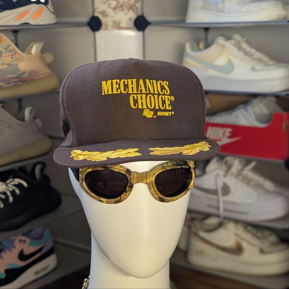 Mechanics Choice Vintage Snapback Hat (OS)